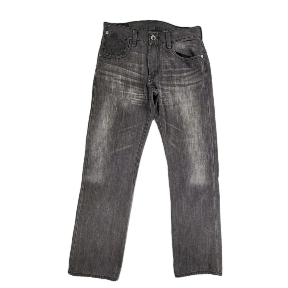 Levi's 514 Slim Straight Jeans – Size 32x32 – Dark Gray / Washed Black